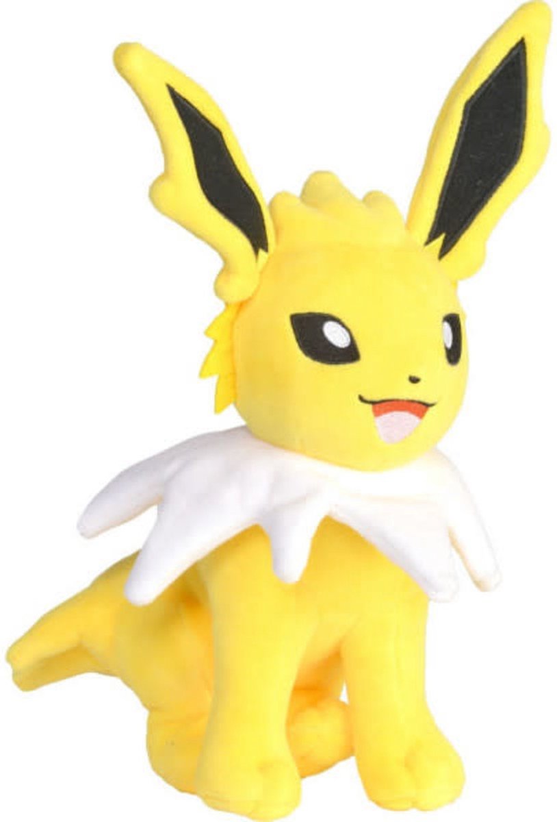 Jolteon – Pokémon Pluche Knuffel 25 cm {Pokemon Plush Toy | Speelgoed Knuffeldier Knuffelpop voor kinderen jongens meisjes | Charizard, Bulbasaur, Charmander, Squirtle, Pikachu, Eevee}